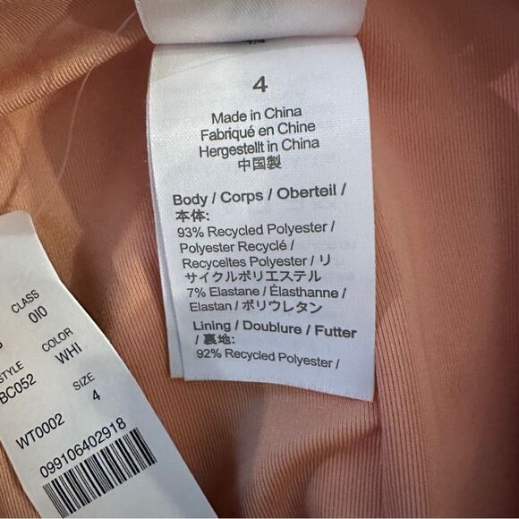 J. Crew Textured squareneck one-piece New - Picture 5 of 5